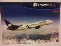 Airline Issue - AEROMEXICO Boeing 737 - Postcard3 - 1946-....: Moderne