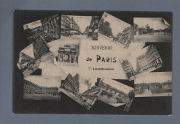 CPA - 75 - Souvenir De Paris - 1er Arrondissement - Multi-Vues - Non Circulée - Distrito: 01