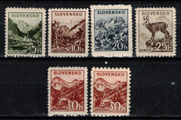 Slovaquie 1940 Mi 71-5 A+B (Yv 39-43), (MNH)** - Unused Stamps