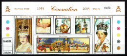 Isle Of Man - 2003 - MNH - 50th Anniversary Of Queen Elizabeth II's Coronation - Isla De Man