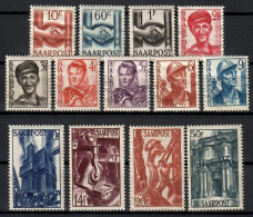 Germany, Saarland 1948 Mi 239-251 Mh - Mint Hinged  (PZE5 SAA239-251) - Autres