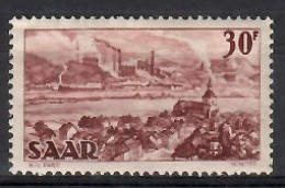 Germany, Saarland 1951 Mi 285 Mh - Mint Hinged  (PLZE5 SAA285) - Usines & Industries