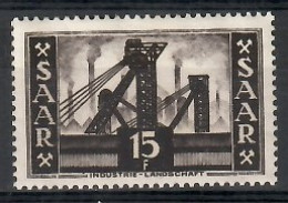 Germany, Saarland 1953 Mi 328 Mh - Mint Hinged  (PLZE5 SAA328) - Usines & Industries