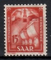 Germany, Saarland 1950 Mi 281 MNH  (LZE5 SAA281) - Other & Unclassified