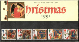 United Kingdom Of Great Britain & Northern Ireland 1991 Mi 1367-1371 MNH  (ZE3 GBRpp1367-1371) - Christmas