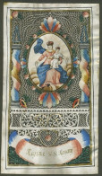 Grand Canivet XVIIIe Très Fin. Regina Sacratissimi Rosarii. Vierge Marie Et Enfant Jésus. 15,7 Cm X 27,2 Cm - Images Religieuses
