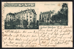 AK Dürrheim, Das Kurhaus Von Osten Und Von Westen  - Bad Duerrheim