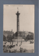 CPA - 75 - Paris - La Place De La Bastille - Animée - Circulée En 1913 - Markten, Pleinen