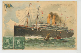 BATEAUX - PAQUEBOTS - Doppelschrauben Postdampfer "AMERIKA " - HAMBURG - AMERIKA LINER - Piroscafi