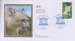 Enveloppe  FDC   1er   Jour   FRANCE    La   Panthére  De   FLORIDE    UNESCO    2016 - 2010-2019