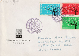 Turquie YT 1627/9 FDC : Europa - 1962 - FDC