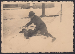 Giochi Sulla Neve - Foto D'epoca - 1940 Vintage Photo - Places