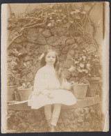 Italia 1910 - Ritratto Di Una Bambina Elegante - Fotografia D'epoca - Places