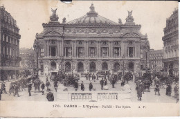 75 PARIS 9e - L'Opéra - Circulée 1919 - Autres Monuments, édifices