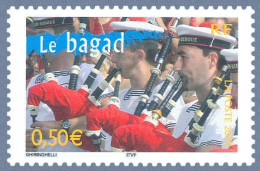 Timbre 2003 - Portraits De Régions N° 4 - La France à Voir - Bagad De Lann-Bihoué - N° 3655 - Unused Stamps