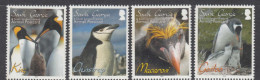 2010 South Georgia Penguins Airmail Complete Set Of 4 MNH - Südgeorgien