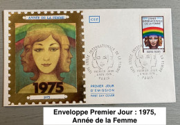 Enveloppe Premier Jour : 1975, Année De La Femme - Autres & Non Classés