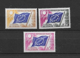 1963 MNH European Council, Postfris - Nuevos