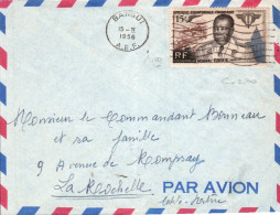 A E F SEUL SUR  LETTRE DE DAKAR POUR LA FRANCE 1956 - Covers & Documents