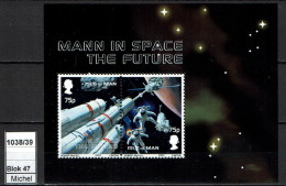 Isle Of Man - 2003 - MNH - Voyage Dans L'espace, Space Travel, Man In Space - Man (Eiland)