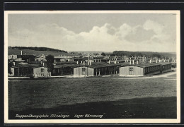 AK Münsingen, Truppenübungsplatz, Lager Gänsewag  - Muensingen