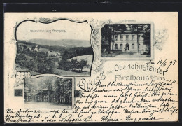 AK Ems, Gaststätte Oberlahnsteiner Forsthaus Mit Pavillon, Panorama Vom Forsthaus  - Hunting