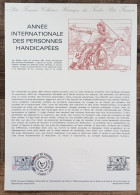 COLLECTION HISTORIQUE DU TIMBRE - YT N°2173 - Année Internationale Des Personnes Handicapés - 1981 - 1980-1989