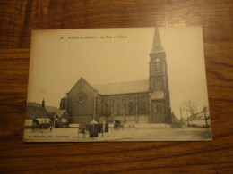 CPA Noeux Les Mines - La Place Et L'église - Noeux Les Mines