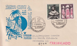 MATASELLOS 1961 SANTA CRUZ DE TENERIFE - Cartas & Documentos
