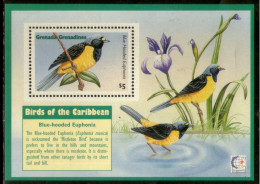 Grenada 1995 Blue Hooded Euphonia Birds Wildlife Sc 1761 M/s MNH # 12517 - Otros & Sin Clasificación