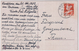 Zumst. 186 / Mi. 251 Auf Ansichtskarte Gelaufen  Von STECKBORN (TG) Nach Thun - Storia Postale