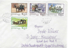 Postzegels > Europa > Hongarije > 1971-80 > Brief Met 3201-3204 (17068) - Storia Postale