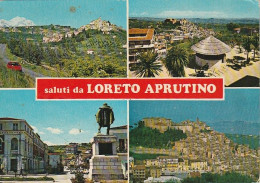 SALUTI DA LORETO APRUTINO VEDUTINE ANNO 1973 VIAGGIATA - Pescara