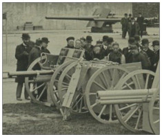 Stéréo 1906. Le Creusot. Mission Chinoise Au Polygone. Usines Schneider. Prince Impérial De Chine. China. - Fotos Estereoscópicas