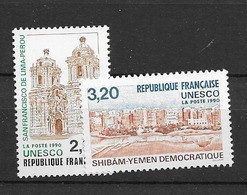 1990 MNH Unesco,  Mi 41-42 Postfris** - Neufs