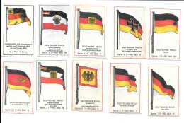 ED10 - VIGNETTES CIGARETTES MASSARY - DRAPEAUX ALLEMANDS - Autres Marques