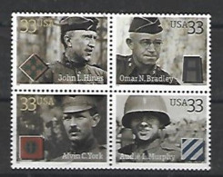 Soldats Américains Honorés - Unused Stamps