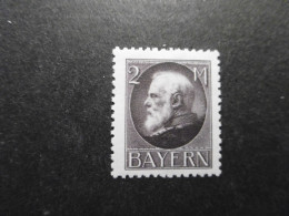 Bayern Mi. 105 I */Falzspuren Typische Gummierung Der Typ I - Mint