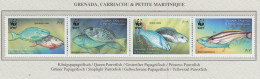 GRENADA GRENADINES 2001  WWF Fishes Mi 3504-3507 MNH(**) Fauna 635 - Fische