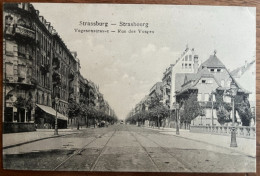 Strasbourg - Vue Rare Rue Des Vosges Avec Le Pont Des Vosges - Victor's Kunstverlag, Inh. A. Freyer, Strasbourg - Strasbourg