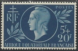 AFRIQUE EQUATORIALE FRANCAISE - AEF - A.E.F. - 1944 - YT 197** - Unused Stamps
