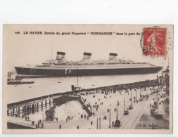 AJC - Le Havre - Entrée Du Grand Paquebot " Normandie " Dans Le Port Du Havre - Sin Clasificación