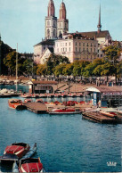 Navigation Sailing Vessels & Boats Themed Postcard Zurich Harbour Hydrobicycle - Velieri