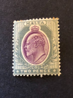 MALTA  SG 40  2d Purple And Grey  MH*   CV £29 - Malte (...-1964)