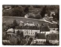 39  MONT Sous VAUDREY   VUE AERIENNE  MAIRIE ECOLE GENDARMERIE  1955   BON ETAT  2 SCANS - Otros & Sin Clasificación