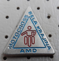 Motocross Club AMD Bela Krajina  Motorbike, Motorcycle Slovenia Ex Yugoslavia Pin - Motos