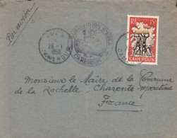 CAMEROUN SEUL LETTRE DE EDEA POUR LA FRANCE 1956 - Briefe U. Dokumente