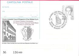 REPIQUAGE - ANNULLO SPECIALE"SAN MINIATO (PI)*28.11.1999*/12^ MOSTRA FILATELICA E NUMISMATICA-29^ MOSTRA MERCATO TARTUFO - Entero Postal