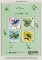 BRASIL 2001 WWF Birds Parrot Mi 3150-3153 MNH(**) Fauna 639 - Papegaaien, Parkieten