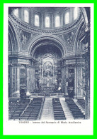 ITALIA --  TURIN  ( PIEMONTE ) - ITALIA -   POSTAL MUY ANTIGUA DEL INTERIOR DEL SANTUARIO DE MARIA AUXILIADORA - Chiese